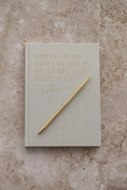 Linen notebook