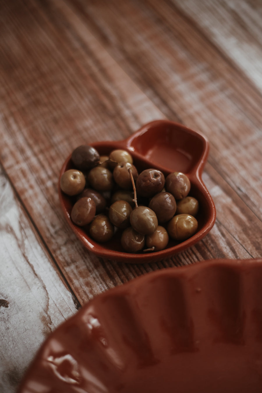 Terracotta Olive Dish