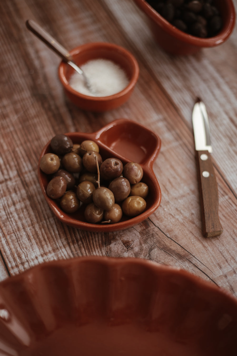 Terracotta Olive Dish