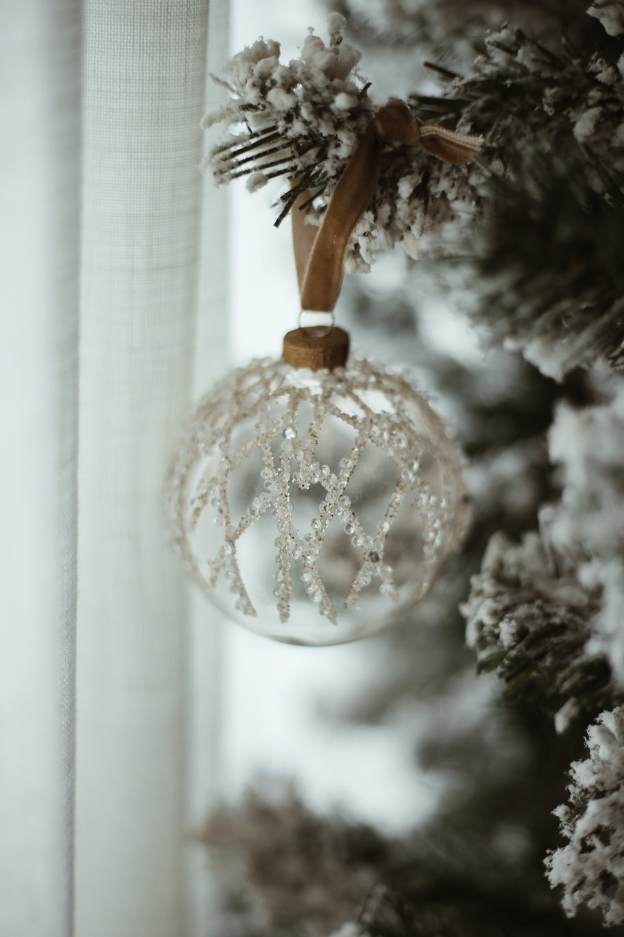 Crystal Bauble Ornament