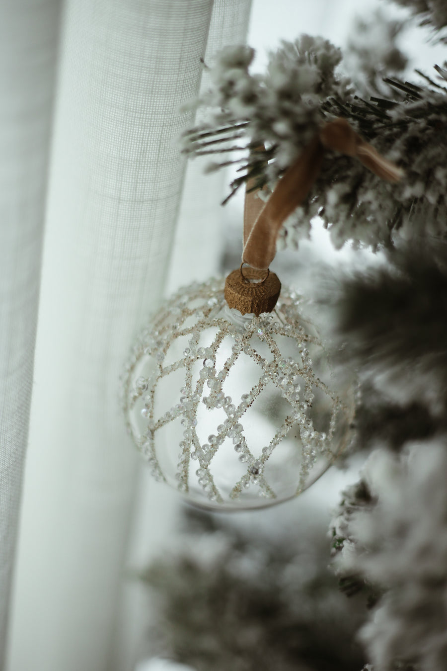 Crystal Bauble Ornament