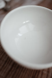 White Pearl Stoneware Bowls