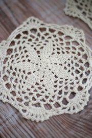 Cotton Crochet Doilies Set