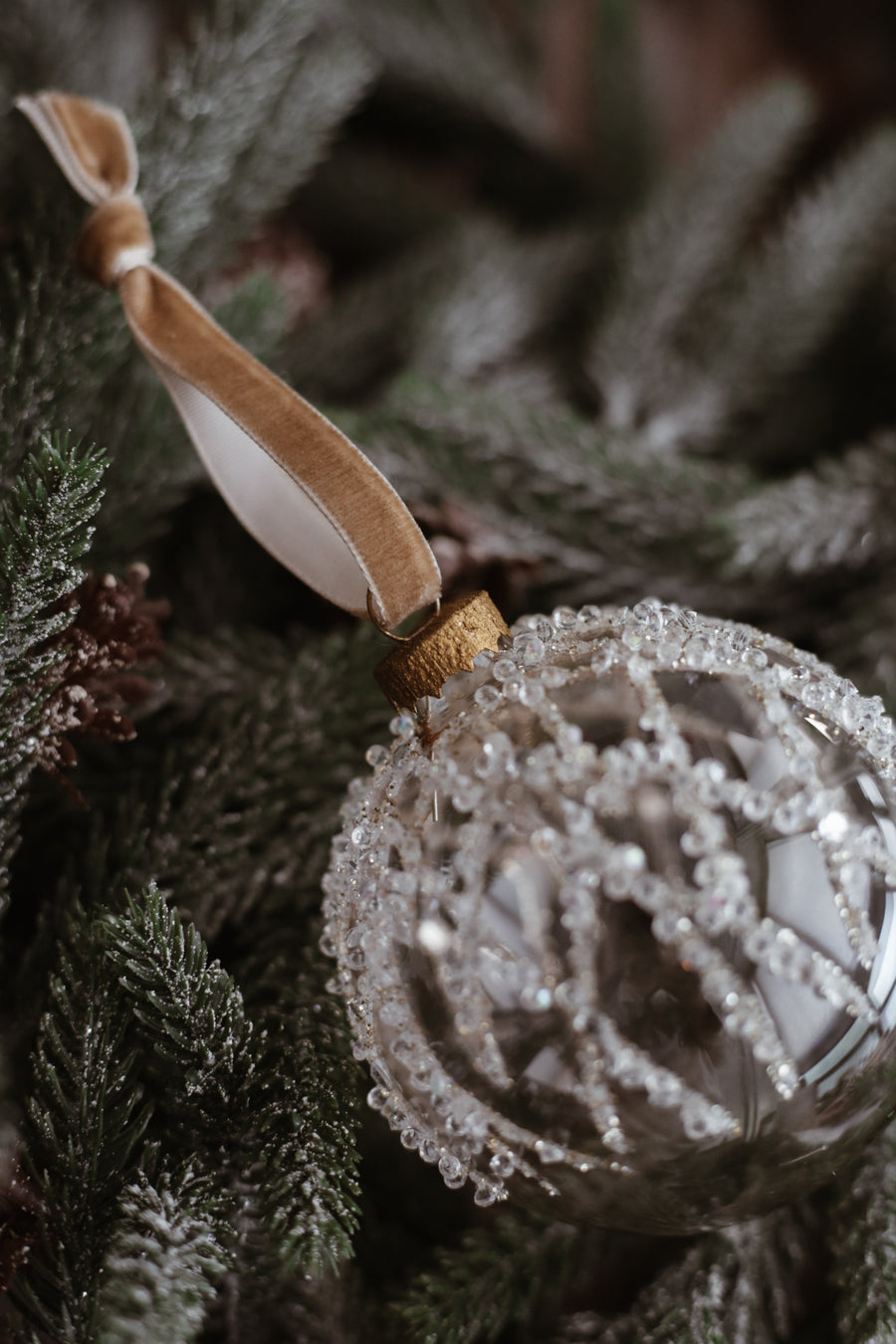 Crystal Bauble Ornament