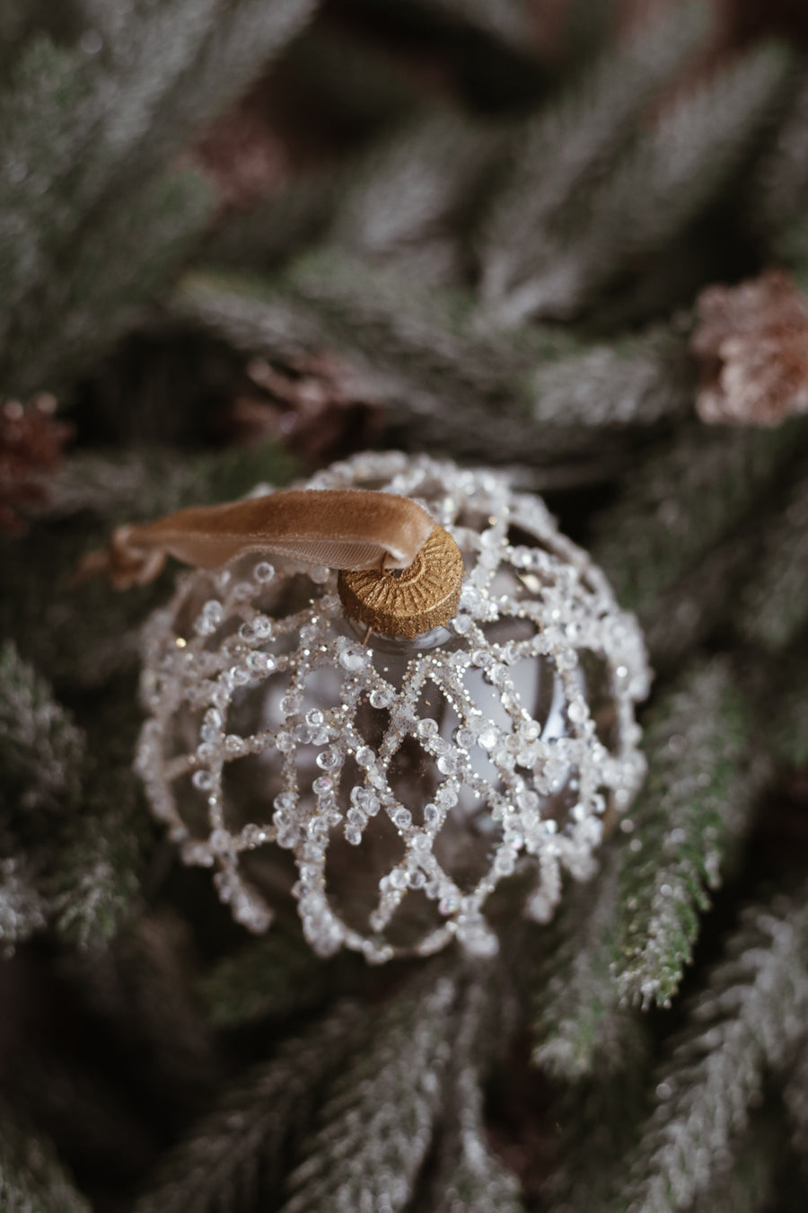 Crystal Bauble Ornament