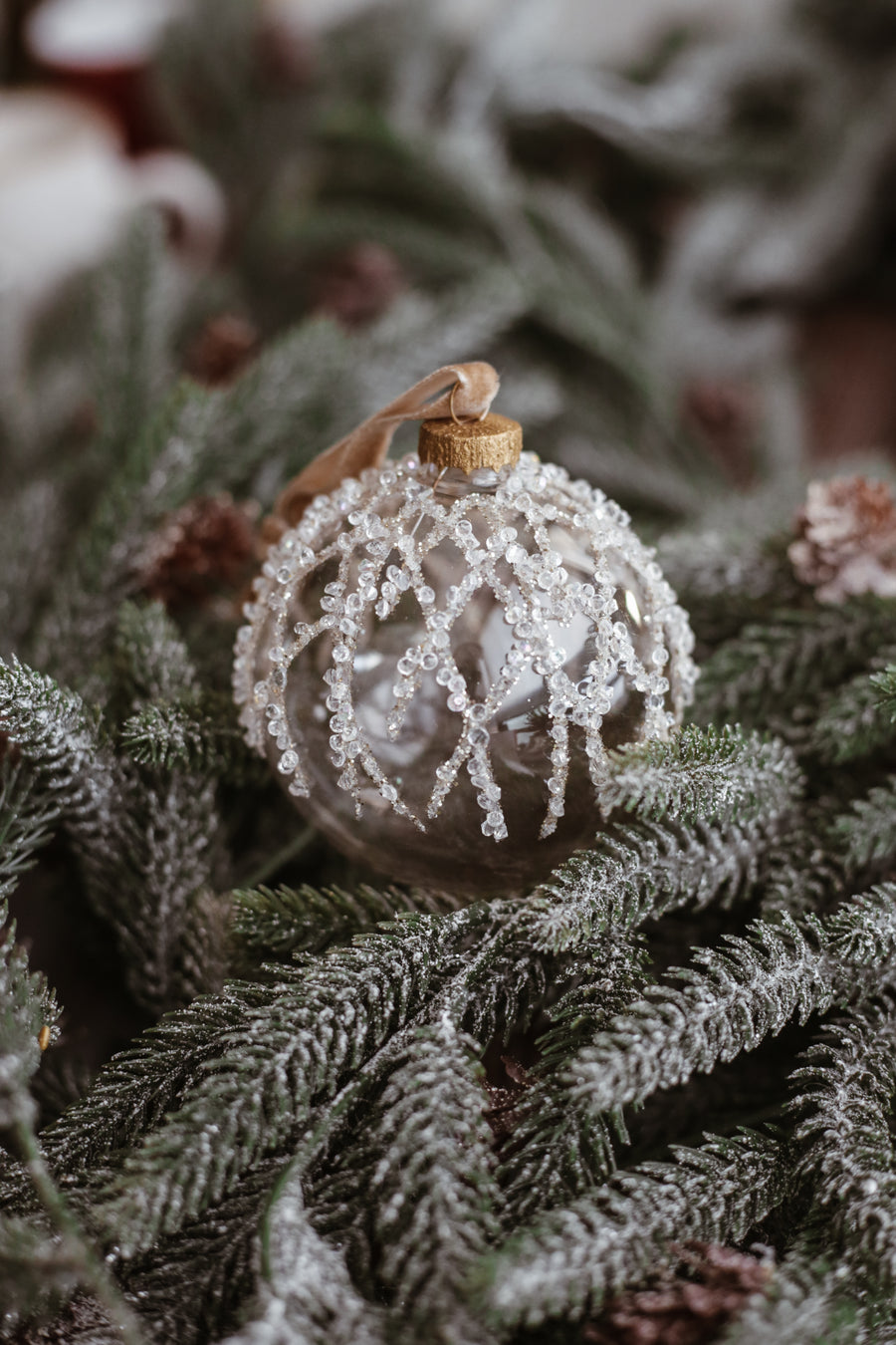 Crystal Bauble Ornament