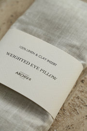 Linen Weighted Eye Mask