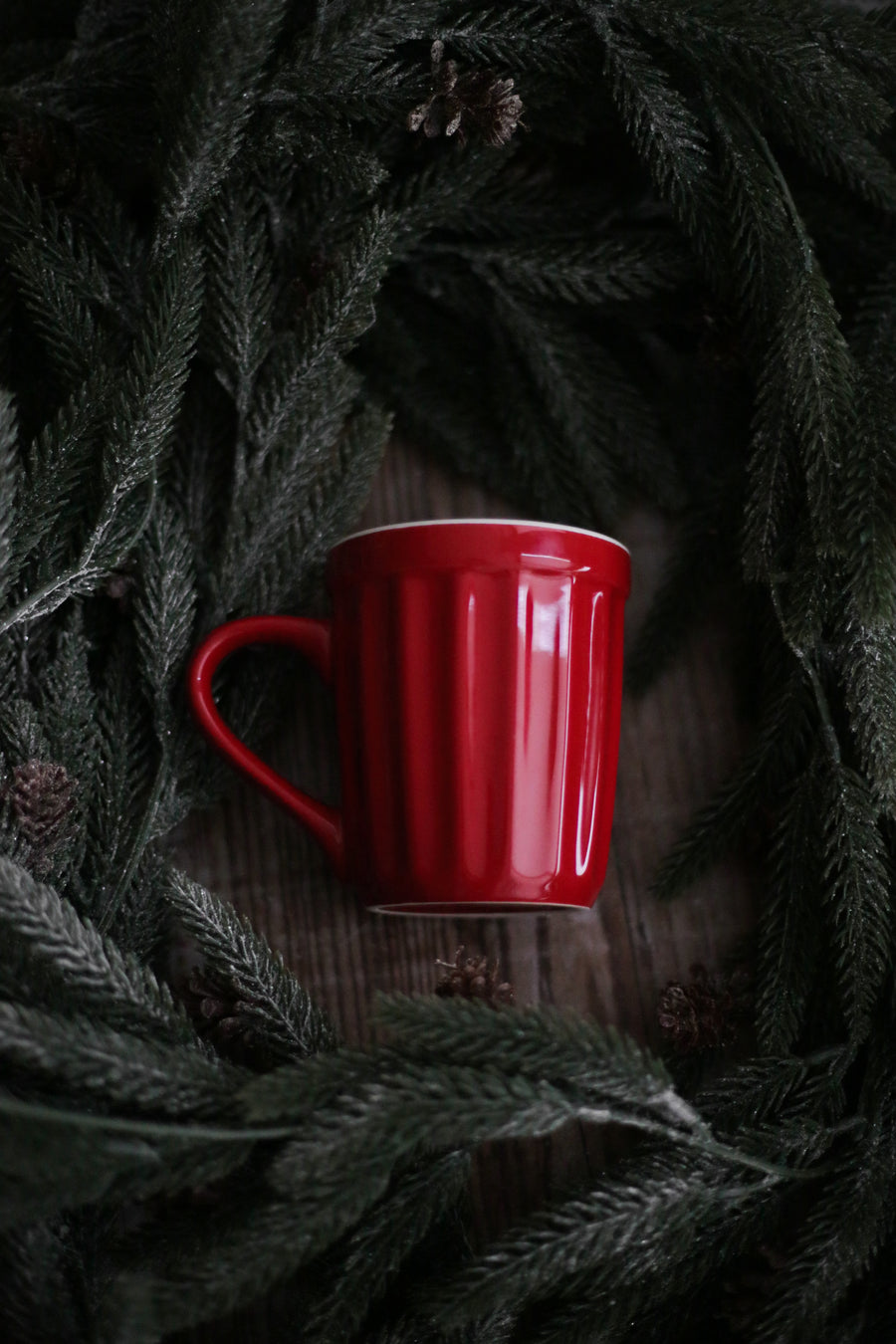 Fluted Ceramic Mug