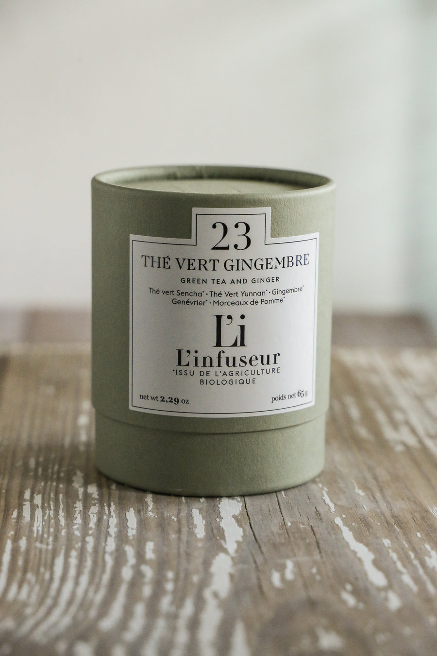 L'infuseur Tea - Nº23 Thé Vert Gingembre