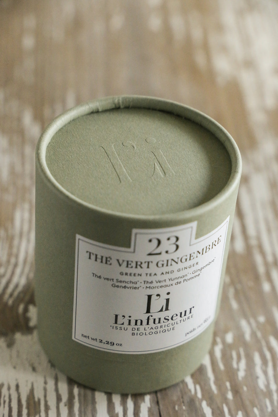 L'infuseur Tea - Nº23 Thé Vert Gingembre