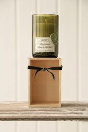 Wine Bottle Candle - Sandalwood